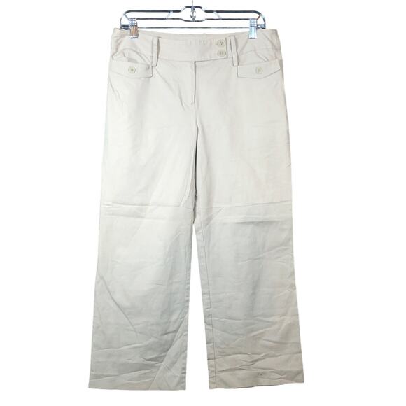 Ann Taylor Pants - Ann Taylor LOFT Womens Pants Tan Ann Straight Leg Minimalist Stretch 8